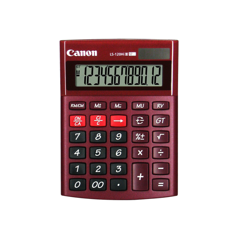 Canon LS-120Hi III Glamorous 12-Digits Mini-Desktop Calculator